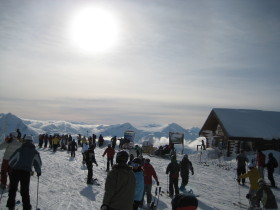 Whistler / Blackcomb - Top of BlackComb mountain,