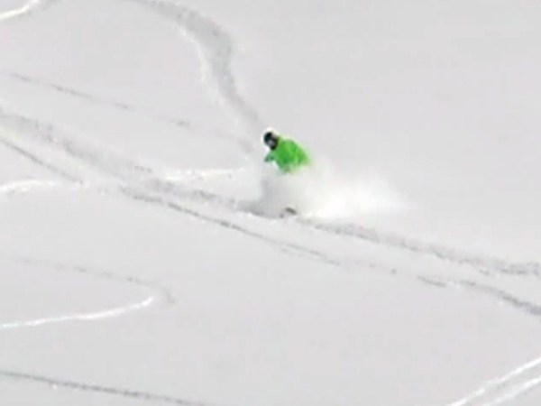 Just cruising in more powder.