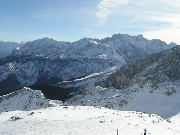 Can't beat skiing in the Alps for the scenery