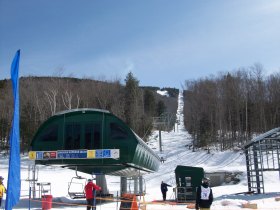 Loon Mountain - Looking up the Lincoln