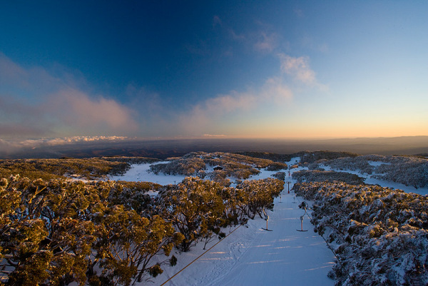 View from the Top Of Summet Run T-Bar/Lift
