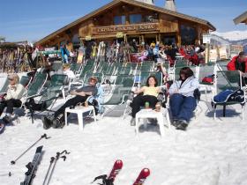 Saint Gervais Mont Blanc - Chill area at top