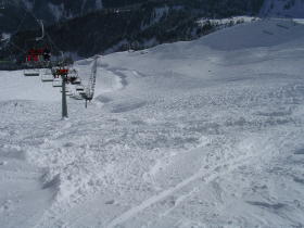 Kitzbühel - Entrance to the powder