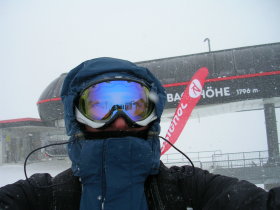 Kitzbühel - Whiteout blizzard - the