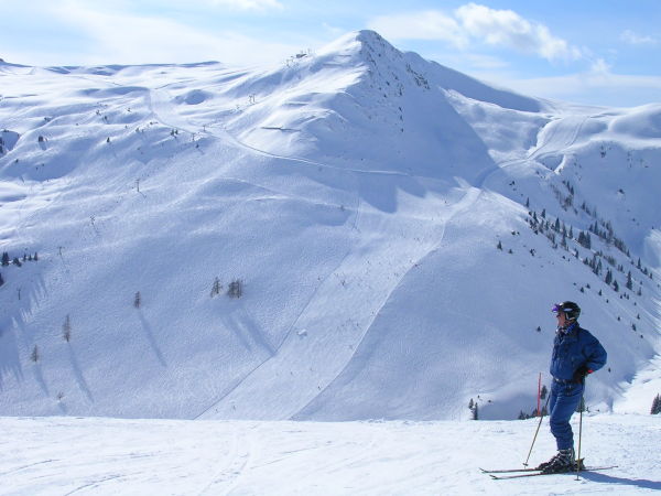 Zweitausender peak by Pass Thurn