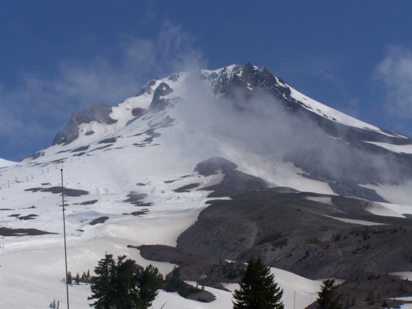 Summer Mt. Hood. What a difference!