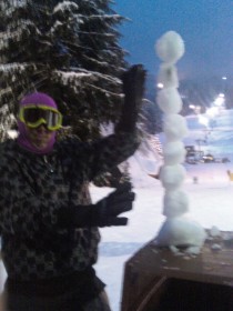Mt. Hood Ski Bowl - Getting some night boarding