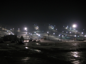 Perfect North Slopes - Nighttime shot of PNS