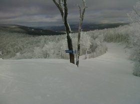 Jiminy Peak - Frosted tree's and smooth