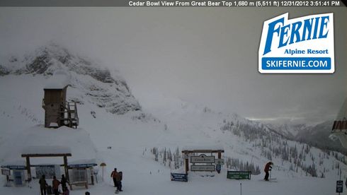 Top of the Great Bear Express Quad
