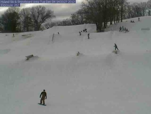 Snow webcam from Hyland Ski Resort