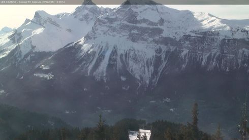Massif des Aravis - View over the Valley