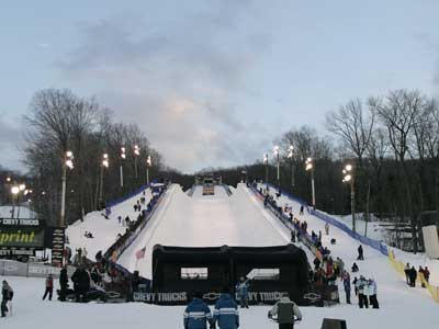 Half-pipe at Mountain Creek