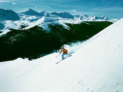 Skier in Copper Mtn