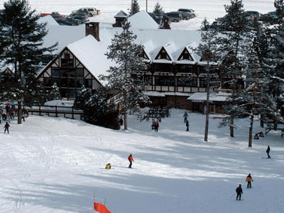 A peek at our beautiful lodge at Peek n Peak
