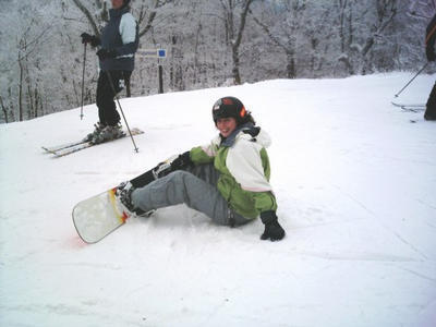 Snowboarding at Windham