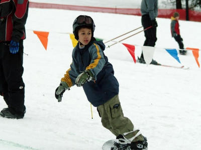 Young boarder