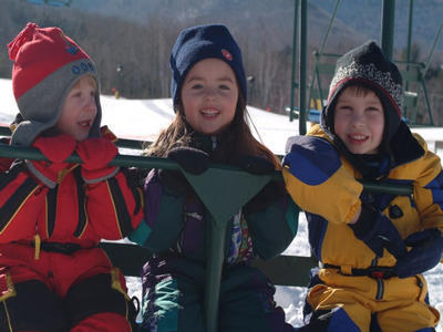 Kids on the lift