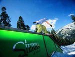 Sierra at Tahoe - Snowboarder at Sierra-at-Tahoe 