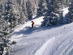Ski Santa Fe - Skier at Ski Santa