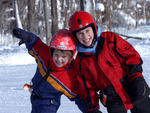 Peek'n Peak - Siblings at play at