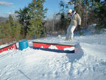 Ski Butternut - Grinding the rail 