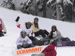 Sunrise Park - Snowboard competitors  