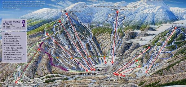 stowe mountain sketch