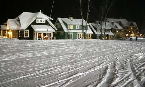 Crystal Mountain's new slopeside bungalows!