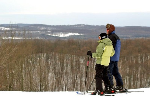 Fantastic conditions and spectacular scenery! Photo taken 1.10.09.