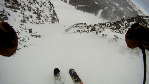 Point of view picture coming down Firehole, Headwaters is starting to shape up pretty well. 