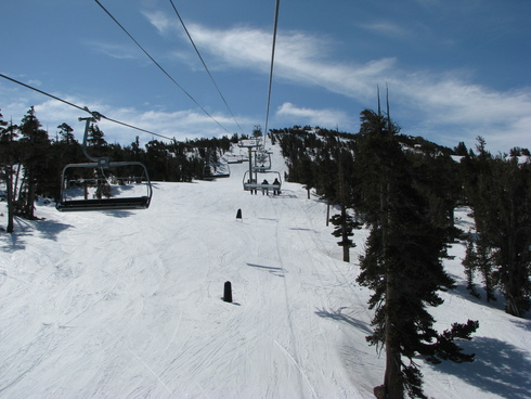 There's still so much snow! 