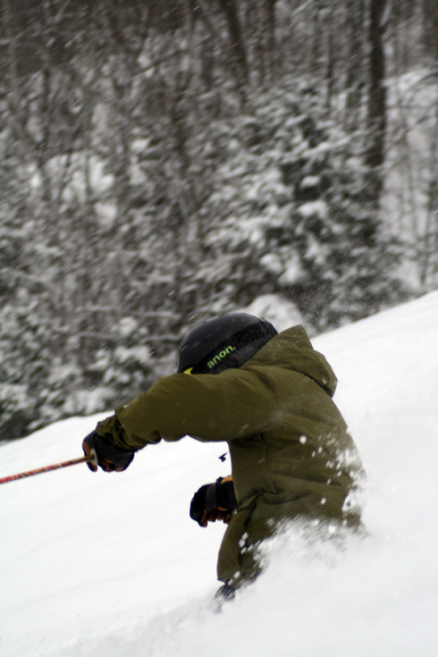 22 inches in 48 hours, waist deep powder at Indianhead