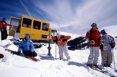 Cat skiing