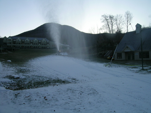 Snowmaking has begun!